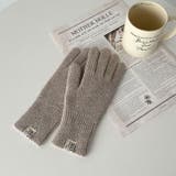 【スマホ対応】リブニットホールタッチグローブ手袋 | Outfitter lab | 詳細画像34 