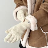 【スマホ対応】リブニットホールタッチグローブ手袋 | Outfitter lab | 詳細画像9 