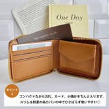 【5色展開】シンプル無地二つ折りウォレット | Outfitter lab | 詳細画像3