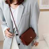 フラップフェイクレザーショルダーバッグ | Outfitter lab | 詳細画像17