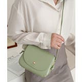 ミント | フラップフェイクレザーショルダーバッグ | Outfitter lab