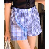 ブルー | チェックショーツ | Outfitter lab