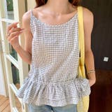 フリルヘムチェックキャミソール | Outfitter lab | 詳細画像11 