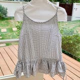 フリルヘムチェックキャミソール | Outfitter lab | 詳細画像16 