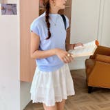 ハイネックフレンチスリーブ半袖ニット | Outfitter lab | 詳細画像34 