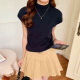 ハイネックフレンチスリーブ半袖ニット | Outfitter lab | 詳細画像7 