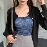 レーストリム花柄キャミソール カップ付き | Outfitter lab | 詳細画像14