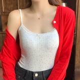 レーストリム花柄キャミソール カップ付き | Outfitter lab | 詳細画像5
