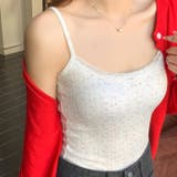 レーストリム花柄キャミソール カップ付き | Outfitter lab | 詳細画像7