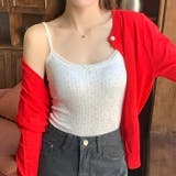レーストリム花柄キャミソール カップ付き | Outfitter lab | 詳細画像9
