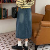 ハイウエストデニムロングスカート | Outfitter lab | 詳細画像17 