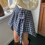 ヴィンテージチェック柄アシンメトリースカート | Outfitter lab | 詳細画像11 