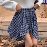 ヴィンテージチェック柄アシンメトリースカート | Outfitter lab | 詳細画像12 