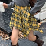 ヴィンテージチェック柄アシンメトリースカート | Outfitter lab | 詳細画像15 