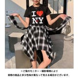 ヴィンテージチェック柄アシンメトリースカート | Outfitter lab | 詳細画像20 