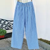 チェック柄ルーズストレートレッグパンツ | Outfitter lab | 詳細画像12
