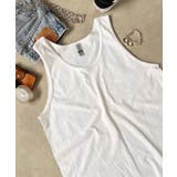 ホワイト | GILDAN(ギルダン)/ウルトラコットン オーバーサイズ タンクトップ | Outfitter lab
