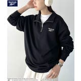 ブラック | Reebok(リーボック)/ハーフジップ プルオーバー | Outfitter lab