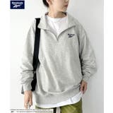 グレー | Reebok(リーボック)/ハーフジップ プルオーバー | Outfitter lab