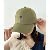 カーキ | 【WEB限定】ワンポイント刺繍 アジャスター調整可能 ローキャップ | Outfitter lab