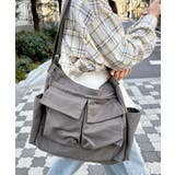チャコールグレー | アジャスター付きメニーポケットキャンバスショルダー | Outfitter lab