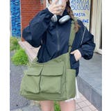 カーキ | アジャスター付きメニーポケットキャンバスショルダー | Outfitter lab