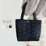 ハートキルティングミニトートバッグ | Outfitter lab | 詳細画像1 