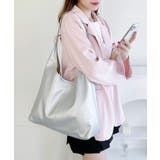 シルバー | 【A4サイズ対応】ワンハンドルPUレザートートバッグ | Outfitter lab