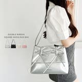 ダブルリボンスクエアショルダーバッグ | Outfitter lab | 詳細画像1