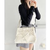 ホワイト | ダブルリボンスクエアショルダーバッグ | Outfitter lab