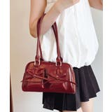 レッド | ダブルポケットリボンショルダーバッグ | Outfitter lab