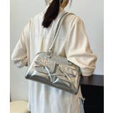 シルバー | ダブルポケットリボンショルダーバッグ | Outfitter lab