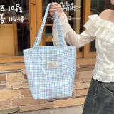 リボンギンガムチェックトートバッグ | Outfitter lab | 詳細画像11