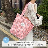 リボンギンガムチェックトートバッグ | Outfitter lab | 詳細画像2