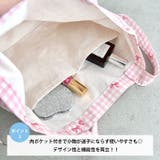 リボンギンガムチェックトートバッグ | Outfitter lab | 詳細画像4