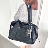 サイドベルトPUレザーボストンバッグ | Outfitter lab | 詳細画像11 