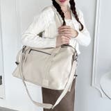 サイドベルトPUレザーボストンバッグ | Outfitter lab | 詳細画像6 