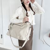 サイドベルトPUレザーボストンバッグ | Outfitter lab | 詳細画像9 