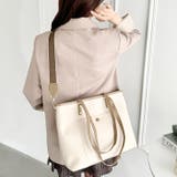【A4収納/自立/ジッパー開閉】仕切りポケットPUトートバッグ | Outfitter lab | 詳細画像22 