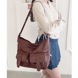 ブラウン | ダブルフラップポケットベルトショルダーバッグ | Outfitter lab
