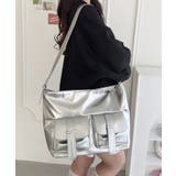 シルバー | ダブルフラップポケットベルトショルダーバッグ | Outfitter lab