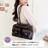 ダブルポケットロングハンドルPUバッグ | Outfitter lab | 詳細画像2