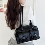 ダブルポケットロングハンドルPUバッグ | Outfitter lab | 詳細画像8