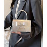 シルバー | リボンフラップ2WAYショルダーバッグ | Outfitter lab