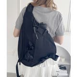 ブラック | ワンショルダーリボンバッグ/ボディバッグ | Outfitter lab