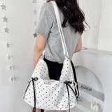 ドット柄2WAYリボンショルダーバッグ | Outfitter lab | 詳細画像8 