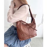 ブラウン | ハートチャームリボンPUバッグ | Outfitter lab