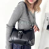 スタッズベルトPUショルダーバッグ | Outfitter lab | 詳細画像12 