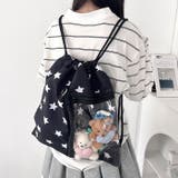 【ドット＆スター】クリアポケットナップサック | Outfitter lab | 詳細画像18 