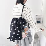 【ドット＆スター】クリアポケットナップサック | Outfitter lab | 詳細画像19 